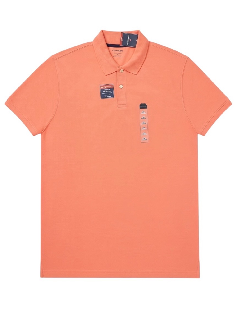 St. John's Bay✨Orange Pique Polo Shirt✨Size XL✨Brand New with Tags✨